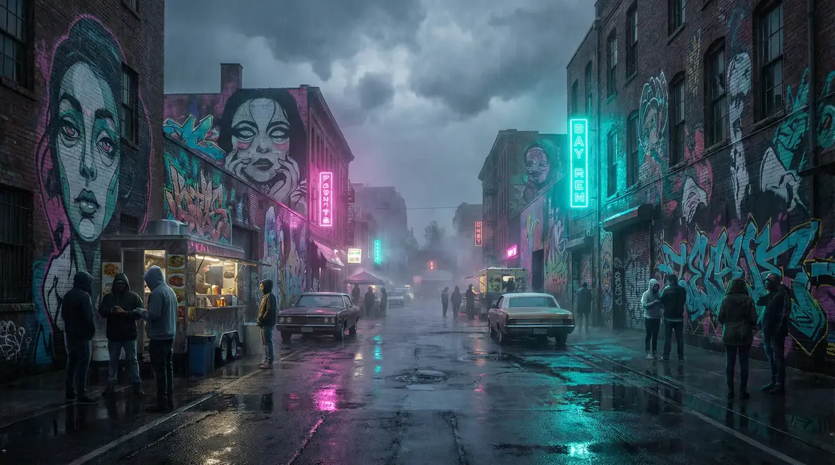棒棒TV - 雨夜壁画街